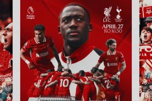 今夜见证红军加冕23:30利物浦主场战热刺 不败即锁定英超冠军